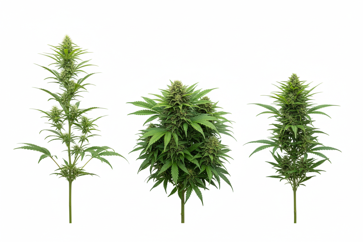 Sativa, Indica, Hybride : différences et effets des variétés CBD