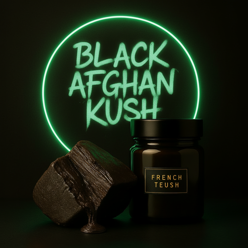 Black Afghan Kush CBD Hash Product Visual